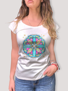 Camiseta 100% algodón "Mandala"