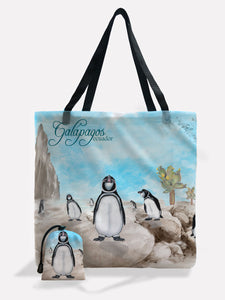 Eco-Bolso de Compras "Pingüinos"