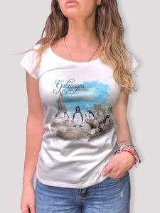 Camiseta 100% algodón "Pingüinos"