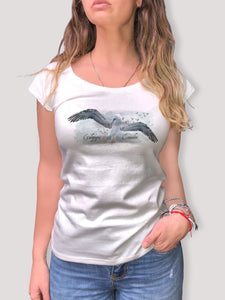 Camiseta 100% algodón "Piquero Volando"