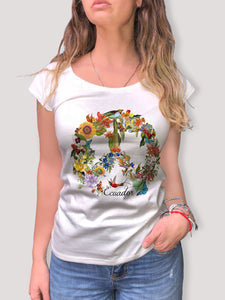 Camiseta 100% algodón "Símbolo de la Paz Colibrí"